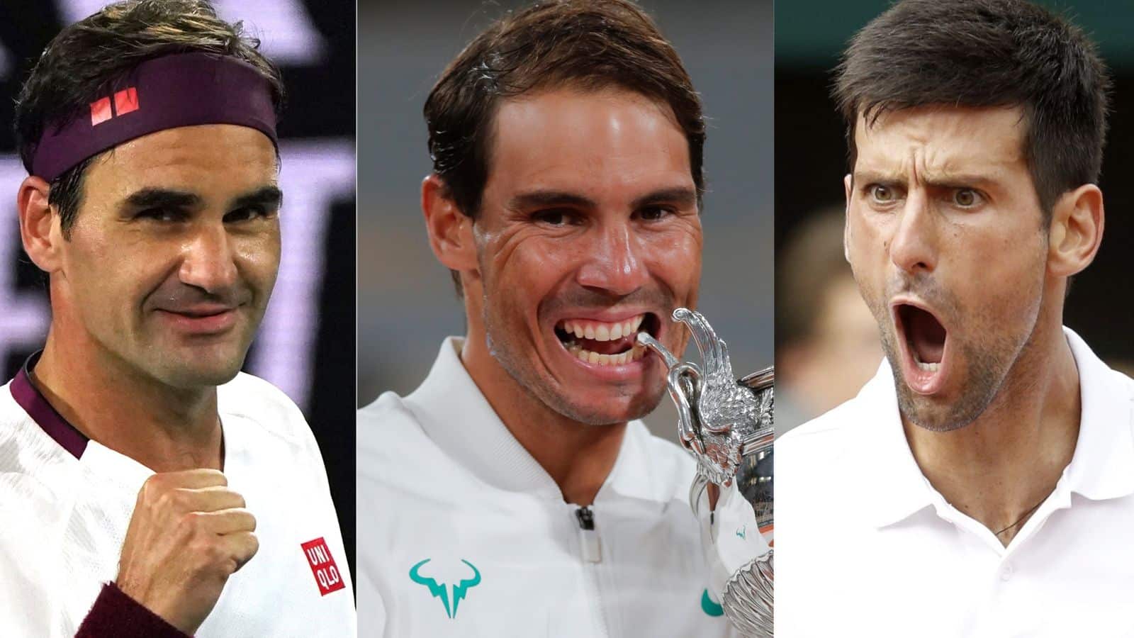 Abierto de Francia Rafael Nadal Novak Djokovic y Roger Federer