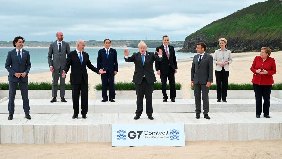 Los lideres mundiales apoyan los llamados de Biden G7 para