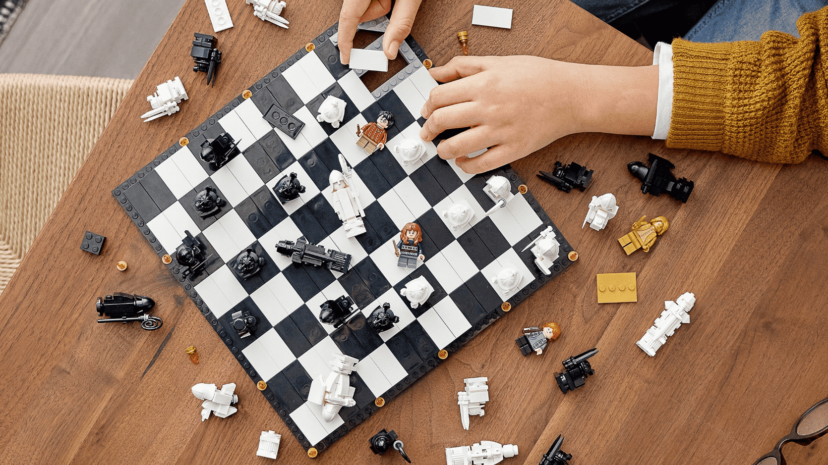Construye y juega tu propio juego de ajedrez magico LEGO