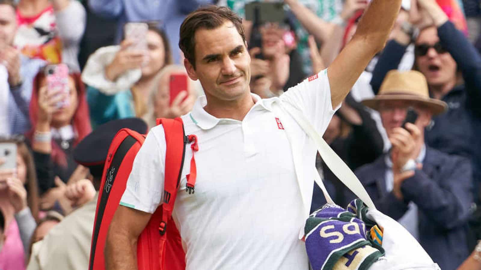 Federer se retira del Olympia por lesion en la rodilla