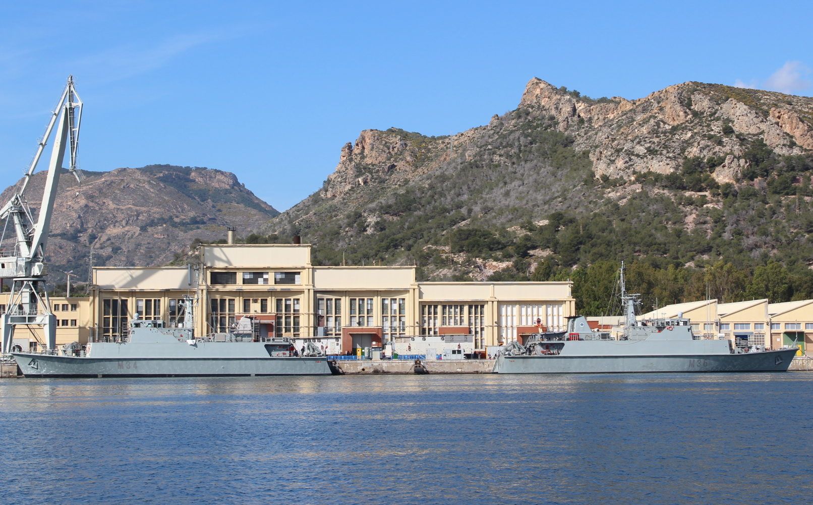 The Naval Base at Cartagena