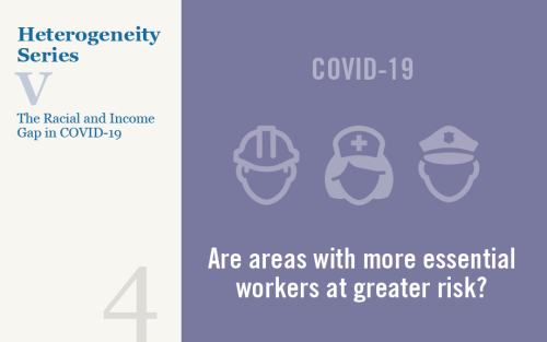 Comprender la brecha racial y de ingresos en COVID-19: trabajadores esenciales