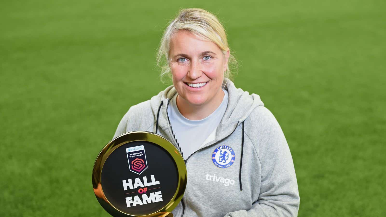 Emma Hayes has become the fourth person to be inducted into the WSL Hall of Fame