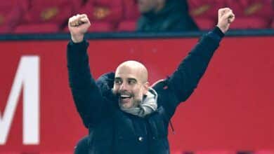 A Pep Guardiola no le importa el récord de derbi del Manchester United, mientras que el Manchester City sigue dominando |  Noticias de futbol