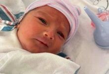 Juliette Francine Cedillo recién nacida en el Riverside Community Hospital.