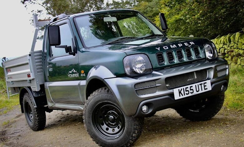 Camioneta Yomper como una Suzuki Jimny mezclada con un Defender y un Brat 1 Camioneta Yomper como una Suzuki Jimny mezclada con un Defender