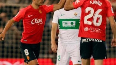 El tardío gol de Maffeo salva el sonrojo del Real Mallorca ante el Elche 5 El tardío gol de Maffeo salva el sonrojo del Real Mallorca ante el Elche
