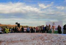 La "ensaimada solidaria más grande del mundo" en Alcudia, Mallorca