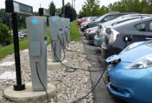Se cargaran estos coches electricos con energia de carbon
