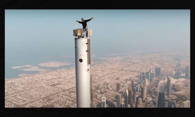 Will Smith subio al Burj Khalifa