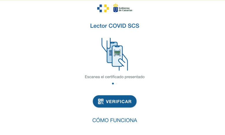 From Dec 10 Canary Islands establishments can request Covid Certificates using an official website reader or the SCS app