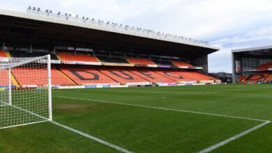 DUNDEE, SCOTLAND - NOVEMBER 20: A general view before a cinch Premiership match between Dundee United and Aberdeen at Tannadice Park, on November 20, 2021, in Dundee, Scotland. (Photo by Mark Scates / SNS Group)