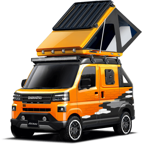2022 Salón del automóvil de Tokio Daihatsu Atrai Kei Camper