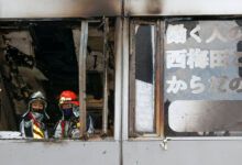 El fuego japones puede haber matado a decenas de personas
