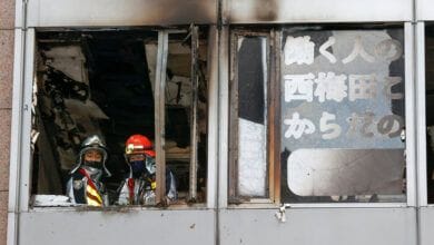 El fuego japones puede haber matado a decenas de personas
