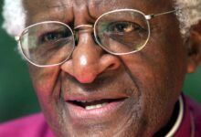 El premio Nobel de la Paz de Sudafrica Desmond Tutu