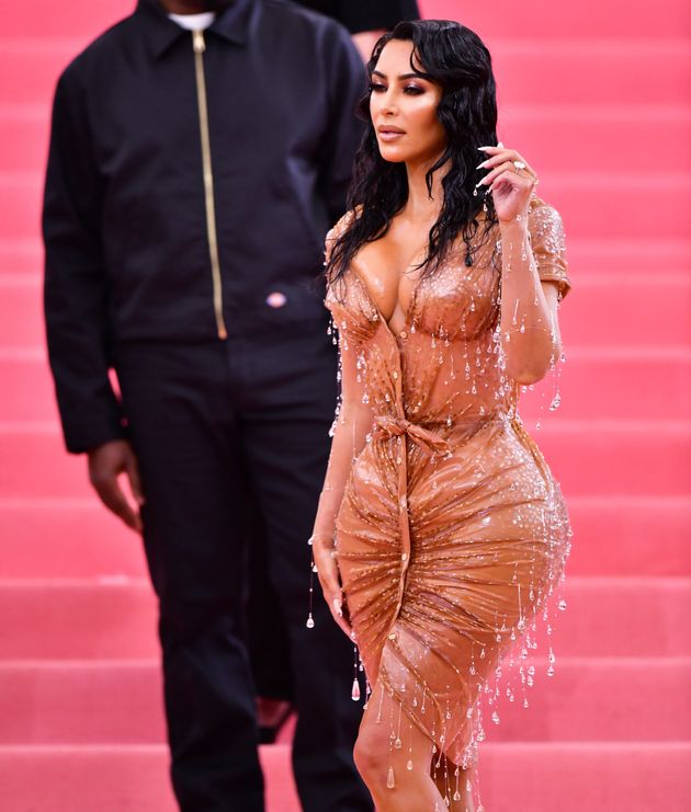 Foto de Kim Kardashian en la nueva Met Gala del 6 de mayo de 2019