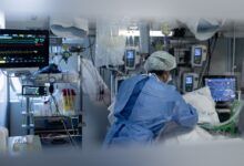 En Espana el numero de hospitalizaciones por COVID 19 casi se