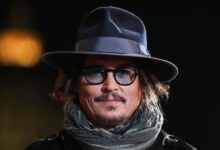 Johnny Depp fotografiado en Roma el 17 de octubre de 2021