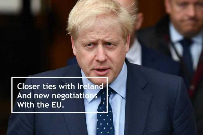 Lazos más estrechos con Irlanda y nuevas negociaciones con la UE 1 boris jhonson