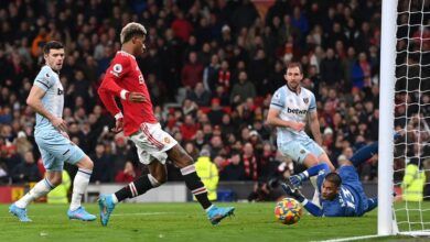 Marcus Rashford marca el último gol con el Manchester United