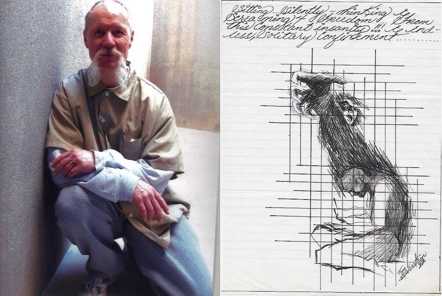 Thomas Silverstein, el preso más aislado de la historia estadounidense 3 Thomas Silverstein y el dibujo