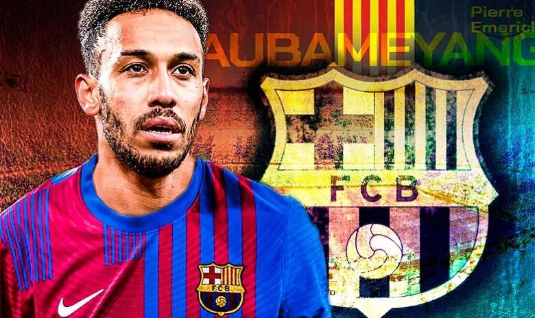 Aubameyang confirmed in Barcelona colours