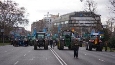 EN FOTOS: Los agricultores toman las calles de Madrid para protestar contra la política agrícola de España 12 Manifestación De Ganaderos Y Agricultores En Madrid