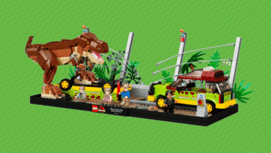 El set LEGOs T Rex Breakout recrea escenas de Jurassic Park
