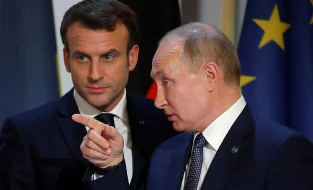 Las tensiones esperan a Macron y Putin en las conversaciones sobre Ucrania (Imagen vía...