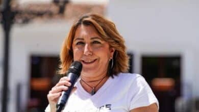 La candidata a secretaria general Suzanne Díaz asiste a la Conferencia Regional sobre Igualdad en Mijas, España, el 28 de mayo de 2021