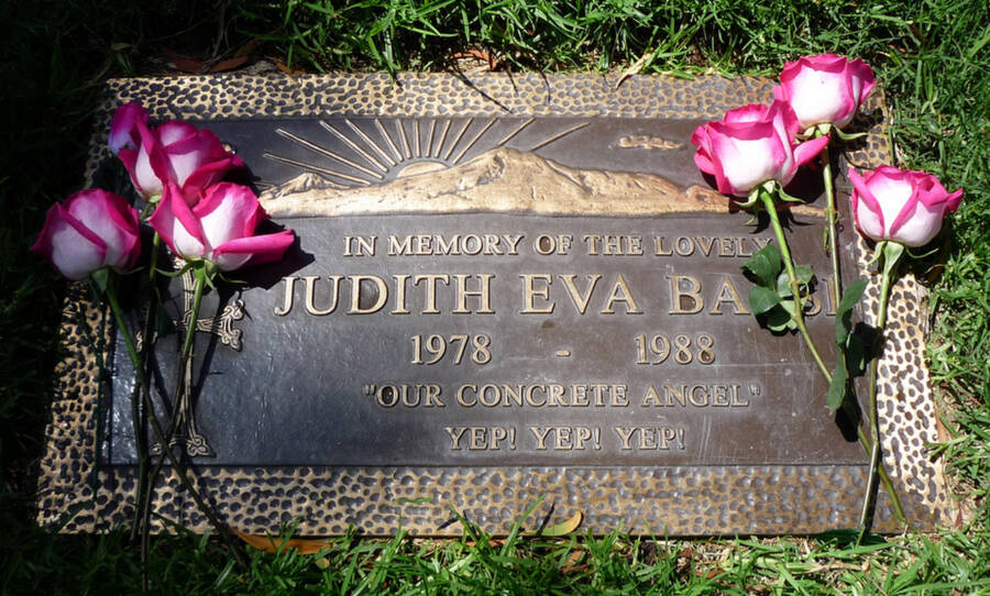 Lápida de Judith Balsey
