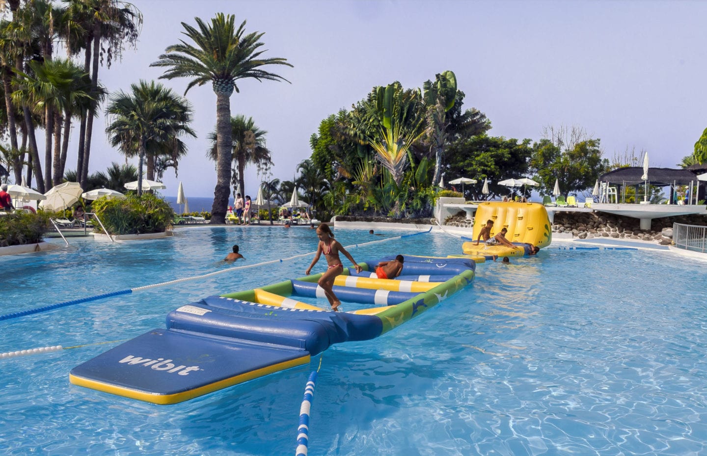 Hotel Jardin Tecina Splash pool in La Gomera in Canary Islands