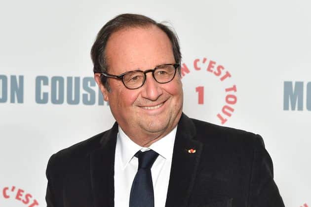 François Hollande en el estreno