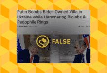 Putin bombardea la villa propiedad de Biden afirma el sitio
