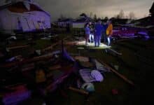 Tornado barrio Nueva Orleans y sus suburbios matando a 1