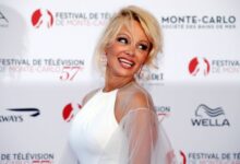 La actriz Pamela Anderson en la inauguración del 57° Festival de TV...
