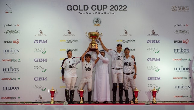 UAE Polo gana la Copa Oro Dubai Open 2022