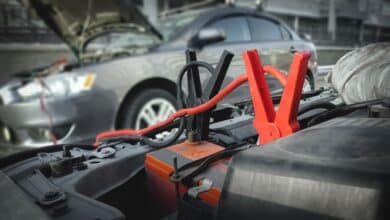 Jump Start A Car In The Rain