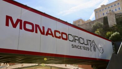 A sign at Monaco's Formula 1 Grand Prix circuit. Photo via Automobile Club de Monaco.