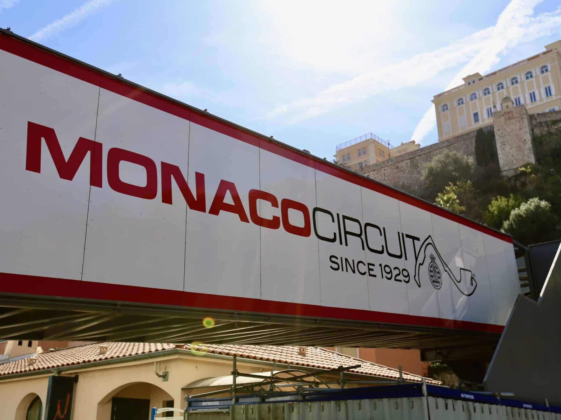 El emblema del circuito del Gran Premio de Fórmula 1 de Mónaco. Foto a través del Automóvil Club de Mónaco.