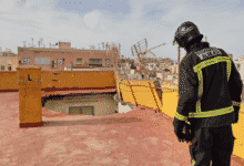 Edificios inseguros en Almeria Espana residentes evacuados por problemas de