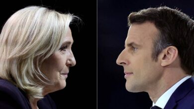 Elecciones presidenciales francesas de 2022: Marine Le Pen sigue a Emmanuel Macron antes de la segunda vuelta electoral
