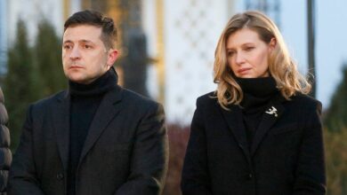 Esposa dice que la guerra mostró a todos la verdadera calidad del presidente ucraniano Volodymyr Zelensky