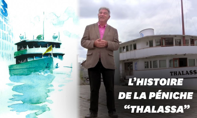 1653457656 Para Thalassa Georges Pernoud hizo construir su barcaza personalizada