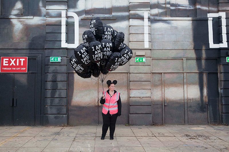 Globos de Banksy Dismaland