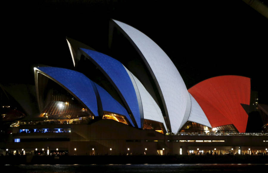 Sydney Opera House París Luces