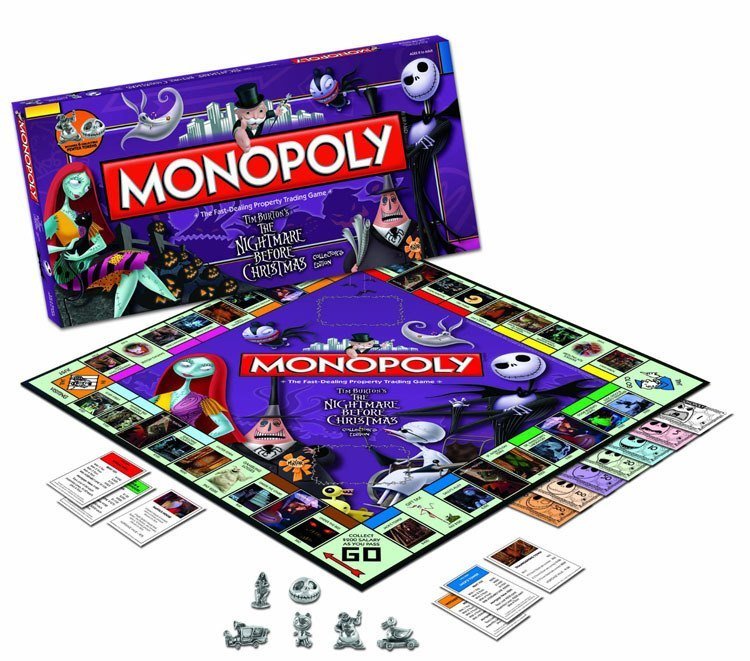Juegos de Monopoly extraños Pesadilla antes de Navidad