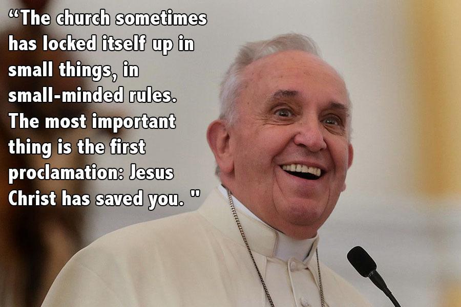Citas progresistas del Papa Francisco Sin sombrero