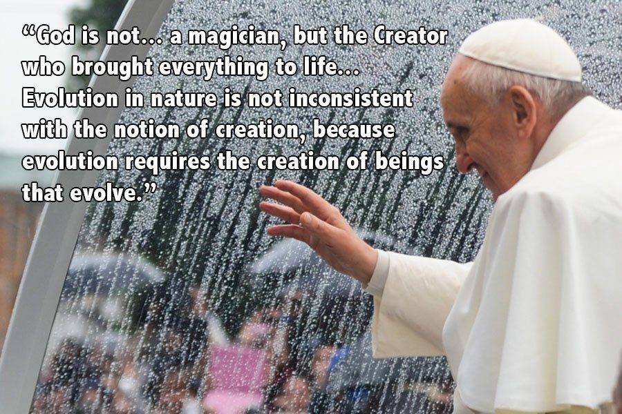 Papa Francisco sobre la evolución